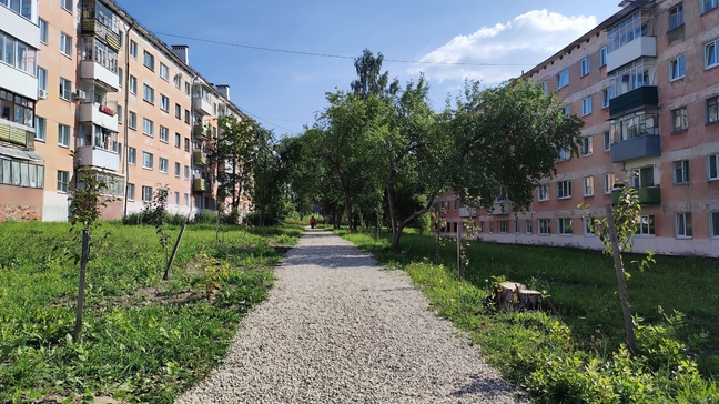 При поддержке ОМК в Чусовом появилась яблоневая аллея